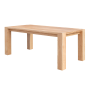 Stl, dub, farba prrodn dub, sria Siena, rozmer 90 x 180 cm