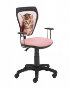 Detsk stolika MINISTYLE BLACK maka