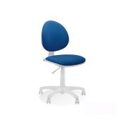 Kancelárska stolička biela SMART GTS bez opierok
