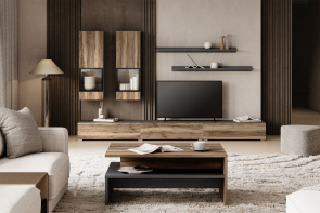 Obvacia stena BAROS touchwood-orech satin