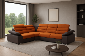 Sedacia sprava KORFU mini rozahovacia, SOFT 23 / ltka ENJOY 13, av prevedenie