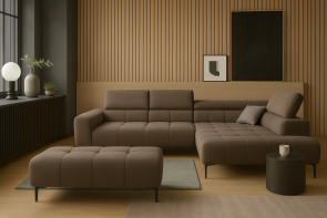 Sedacia sprava PLAZA L + TABURET XL - AKCIA, poah SOLAR 16