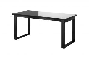 Stôl jedálenský 92 HELIO čierne sklo