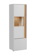 Vitrna 2D prav LONDON dub votan-biely mat