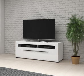 TULSA rtv komoda 41 biely lesk