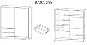 Skria ALASKA 200 rozmery