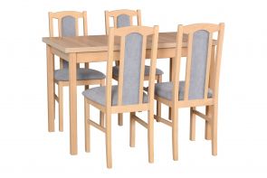 Stôl MAX 10, stolička BOS 7