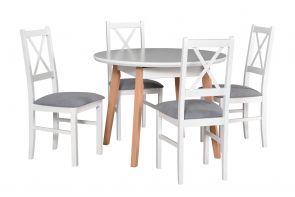 Jedálenský set stôl OSLO 4, stolička NILO 10