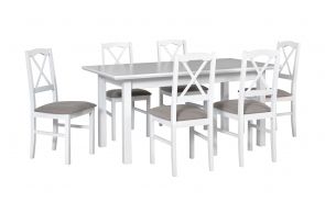 Stôl WENUS 5 L S, stolička NILO 11