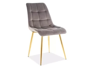 Stolika CHIC VELVET / zlat podno