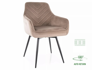 Stolika SERVIO VELVET / ierna podno